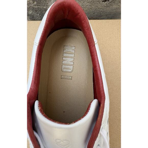 Liebeskind Sneakers Womens Size 9 Leather White Black Holes Lace Up Quiet Luxury - Picture 11 of 15